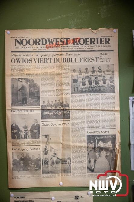 Op de laatste feestdag van het 100 jarig bestaan van Owios werd er gevoetbald tegen vv Hattem en verdeelde de teams de punten. - © NWVFoto.nl