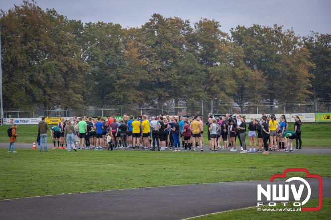 Run Oldebroek 2025 trekt opnieuw veel deelnemers die rennen voor het werk van GlobalRize. - © NWVFoto.nl