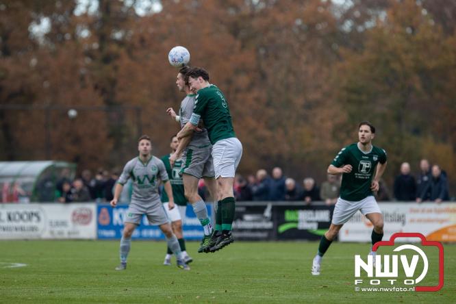 De wedstrijd sv 't Harde tegen de Oldebroeker buurman Owios werd op eigen veld gewonnen door 't Harde met 1-0 - &copy; NWVFoto.nl