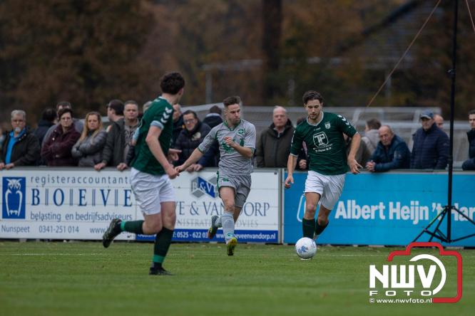 De wedstrijd sv 't Harde tegen de Oldebroeker buurman Owios werd op eigen veld gewonnen door 't Harde met 1-0 - &copy; NWVFoto.nl