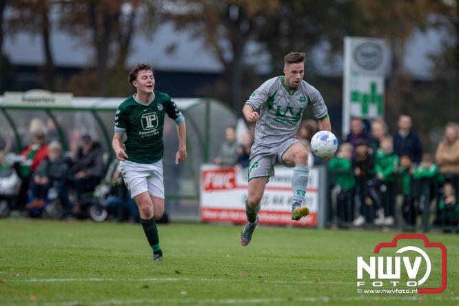De wedstrijd sv 't Harde tegen de Oldebroeker buurman Owios werd op eigen veld gewonnen door 't Harde met 1-0 - &copy; NWVFoto.nl