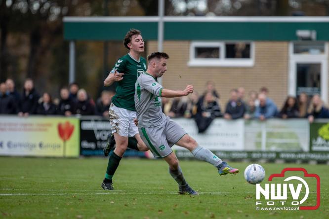 De wedstrijd sv 't Harde tegen de Oldebroeker buurman Owios werd op eigen veld gewonnen door 't Harde met 1-0 - &copy; NWVFoto.nl