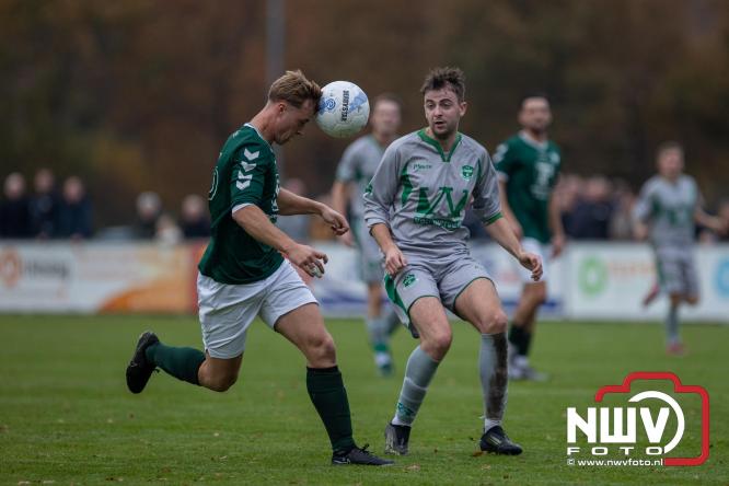 De wedstrijd sv 't Harde tegen de Oldebroeker buurman Owios werd op eigen veld gewonnen door 't Harde met 1-0 - &copy; NWVFoto.nl