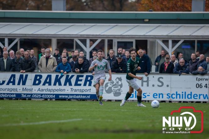 De wedstrijd sv 't Harde tegen de Oldebroeker buurman Owios werd op eigen veld gewonnen door 't Harde met 1-0 - &copy; NWVFoto.nl