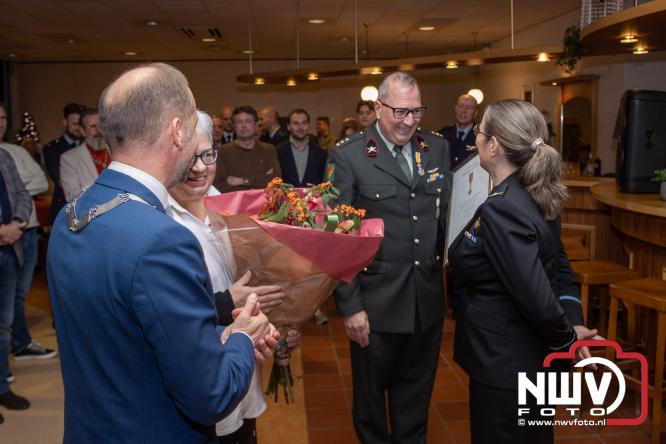 Manfred Monsees uit ’t Harde is donderdag onderscheiden als Lid in de Orde van Oranje-Nassau - &copy; NWVFoto.nl