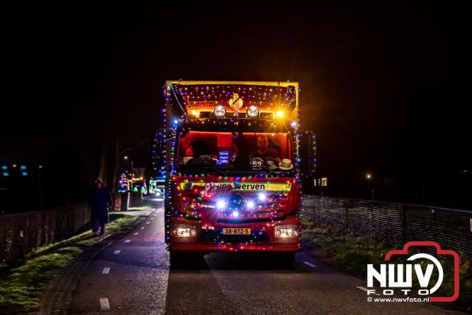 Lichtjestour Elburg in Doornspijk voortijdig gestaakt na ongeval in Nunspeet. - &copy; NWVFoto.nl