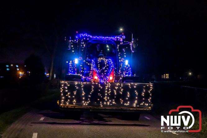 Lichtjestour Elburg in Doornspijk voortijdig gestaakt na ongeval in Nunspeet. - &copy; NWVFoto.nl