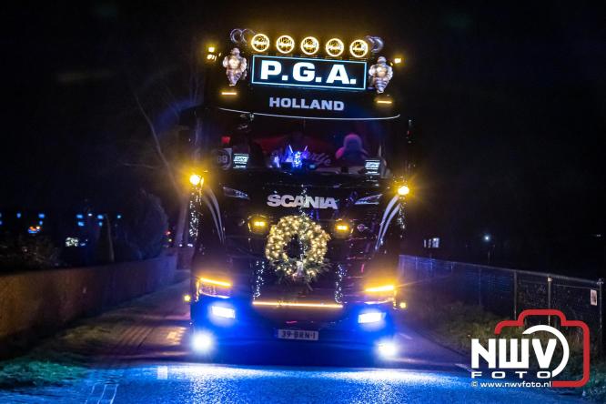 Lichtjestour Elburg in Doornspijk voortijdig gestaakt na ongeval in Nunspeet. - &copy; NWVFoto.nl