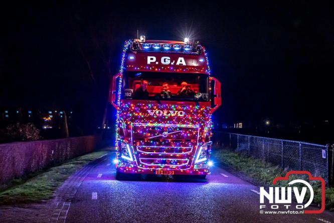 Lichtjestour Elburg in Doornspijk voortijdig gestaakt na ongeval in Nunspeet. - &copy; NWVFoto.nl