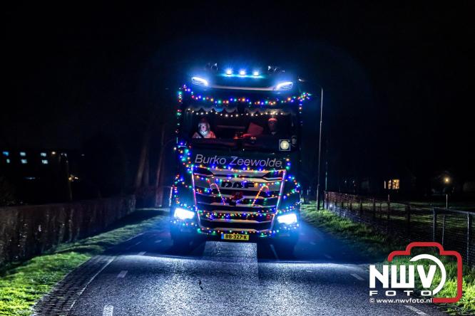 Lichtjestour Elburg in Doornspijk voortijdig gestaakt na ongeval in Nunspeet. - &copy; NWVFoto.nl