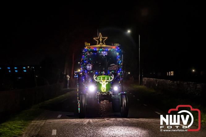 Lichtjestour Elburg in Doornspijk voortijdig gestaakt na ongeval in Nunspeet. - &copy; NWVFoto.nl