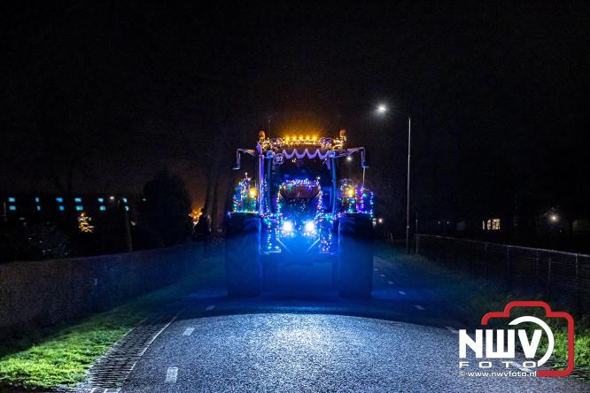 Lichtjestour Elburg in Doornspijk voortijdig gestaakt na ongeval in Nunspeet. - &copy; NWVFoto.nl