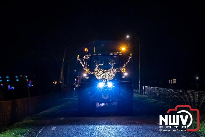 Lichtjestour Elburg in Doornspijk voortijdig gestaakt na ongeval in Nunspeet. - &copy; NWVFoto.nl