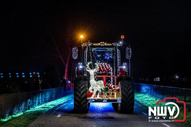 Lichtjestour Elburg in Doornspijk voortijdig gestaakt na ongeval in Nunspeet. - &copy; NWVFoto.nl