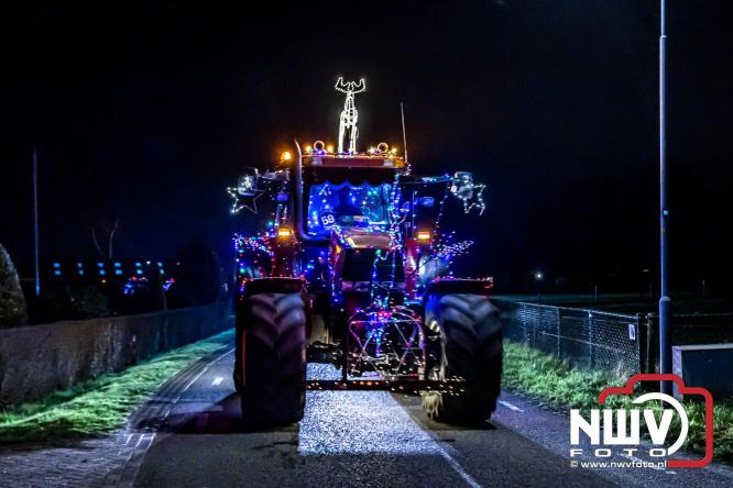 Lichtjestour Elburg in Doornspijk voortijdig gestaakt na ongeval in Nunspeet. - &copy; NWVFoto.nl