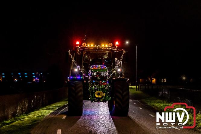Lichtjestour Elburg in Doornspijk voortijdig gestaakt na ongeval in Nunspeet. - &copy; NWVFoto.nl