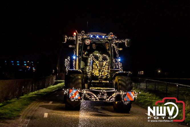 Lichtjestour Elburg in Doornspijk voortijdig gestaakt na ongeval in Nunspeet. - &copy; NWVFoto.nl