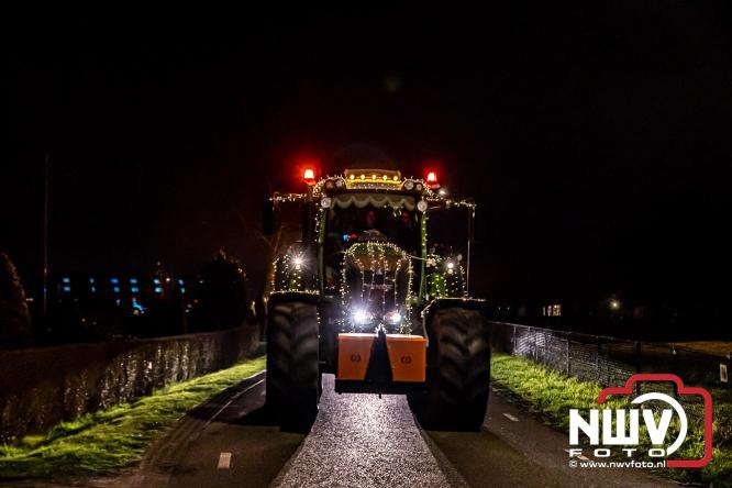 Lichtjestour Elburg in Doornspijk voortijdig gestaakt na ongeval in Nunspeet. - &copy; NWVFoto.nl