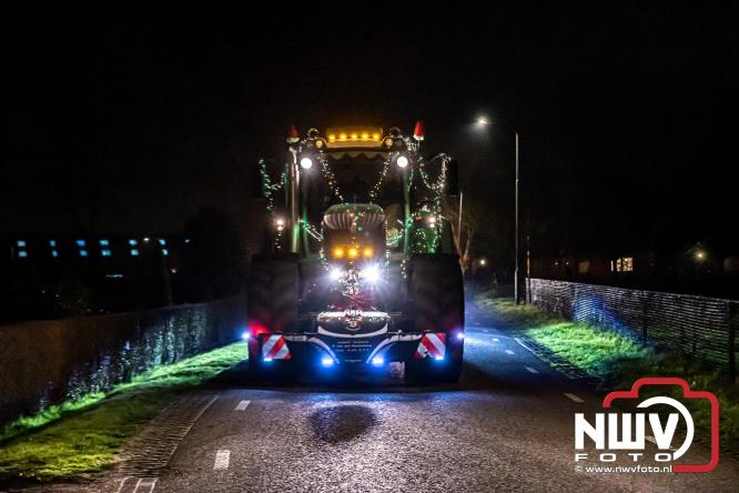 Lichtjestour Elburg in Doornspijk voortijdig gestaakt na ongeval in Nunspeet. - &copy; NWVFoto.nl
