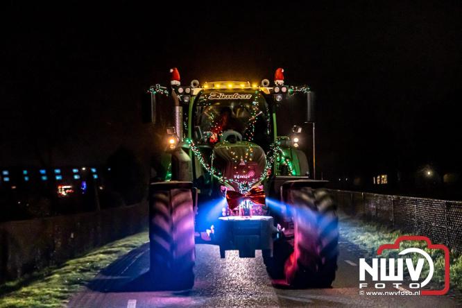 Lichtjestour Elburg in Doornspijk voortijdig gestaakt na ongeval in Nunspeet. - &copy; NWVFoto.nl
