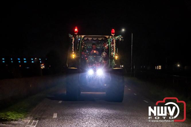 Lichtjestour Elburg in Doornspijk voortijdig gestaakt na ongeval in Nunspeet. - &copy; NWVFoto.nl