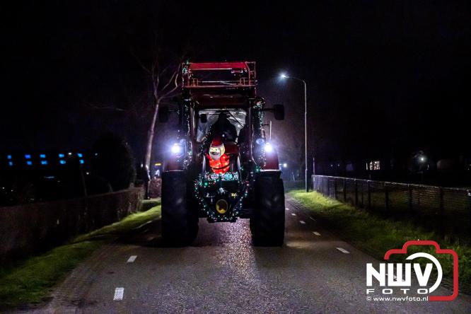 Lichtjestour Elburg in Doornspijk voortijdig gestaakt na ongeval in Nunspeet. - &copy; NWVFoto.nl