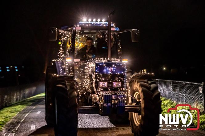 Lichtjestour Elburg in Doornspijk voortijdig gestaakt na ongeval in Nunspeet. - &copy; NWVFoto.nl
