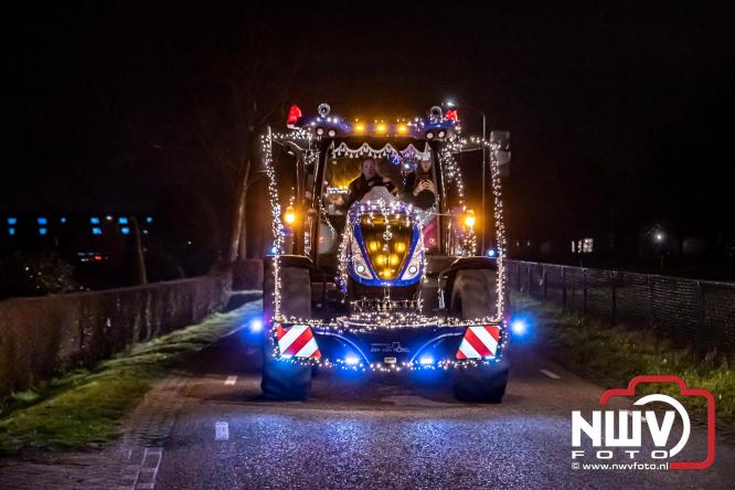 Lichtjestour Elburg in Doornspijk voortijdig gestaakt na ongeval in Nunspeet. - &copy; NWVFoto.nl