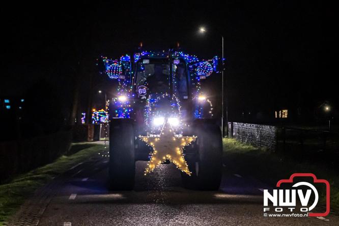 Lichtjestour Elburg in Doornspijk voortijdig gestaakt na ongeval in Nunspeet. - &copy; NWVFoto.nl