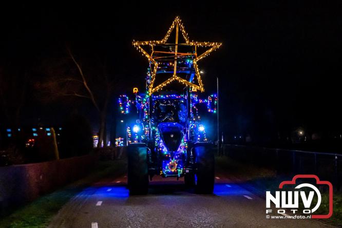 Lichtjestour Elburg in Doornspijk voortijdig gestaakt na ongeval in Nunspeet. - &copy; NWVFoto.nl