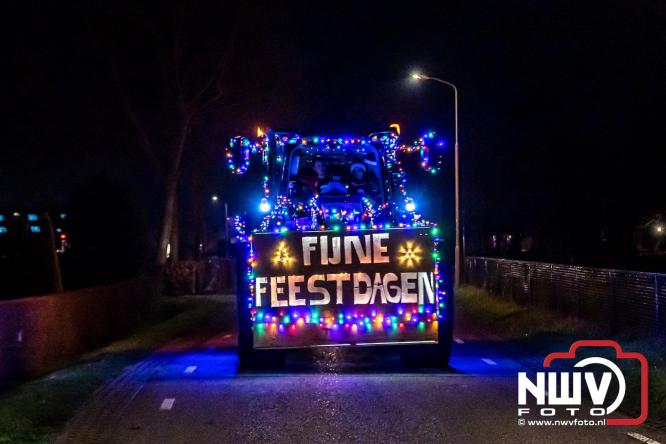 Lichtjestour Elburg in Doornspijk voortijdig gestaakt na ongeval in Nunspeet. - &copy; NWVFoto.nl