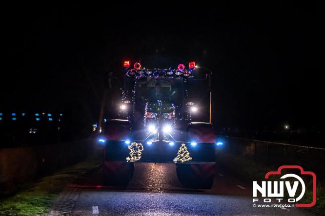 Lichtjestour Elburg in Doornspijk voortijdig gestaakt na ongeval in Nunspeet. - &copy; NWVFoto.nl
