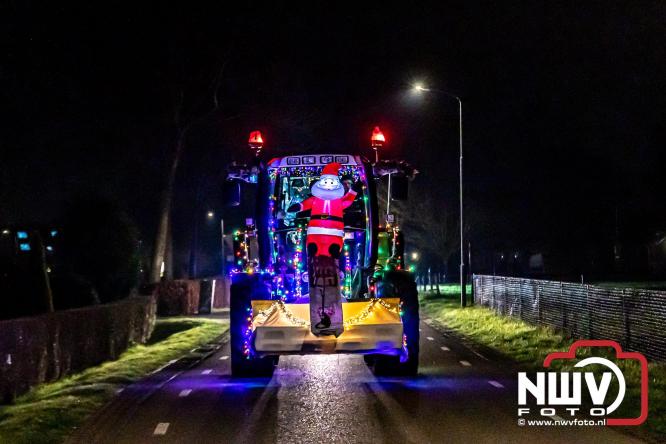Lichtjestour Elburg in Doornspijk voortijdig gestaakt na ongeval in Nunspeet. - &copy; NWVFoto.nl