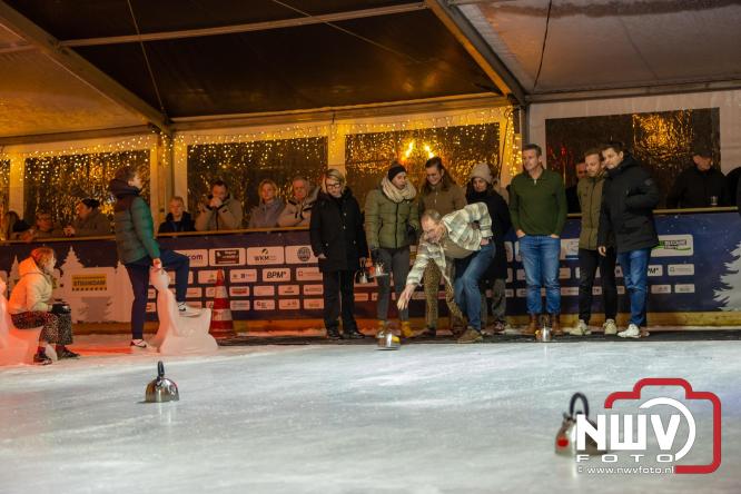 Winterfestijn Oldebroek sluit knallend af met spectaculaire Fluitketel Curlingwedstrijd met als winnaar De Knooierds. - &copy; NWVFoto.nl