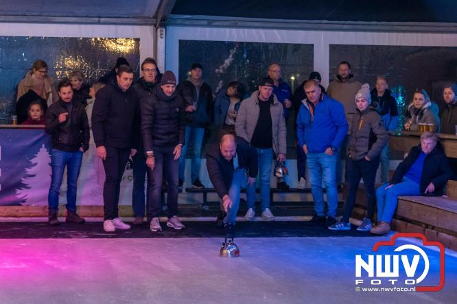 Winterfestijn Oldebroek sluit knallend af met spectaculaire Fluitketel Curlingwedstrijd met als winnaar De Knooierds. - &copy; NWVFoto.nl
