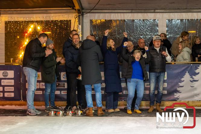 Winterfestijn Oldebroek sluit knallend af met spectaculaire Fluitketel Curlingwedstrijd met als winnaar De Knooierds. - &copy; NWVFoto.nl