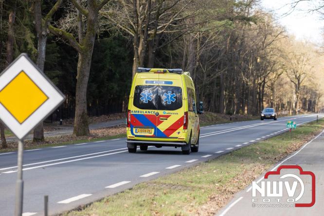 Bestuurder aangehouden na eenzijdig ongeval op Elburgerweg N309 hmp 44.6 Epe. - &copy; NWVFoto.nl