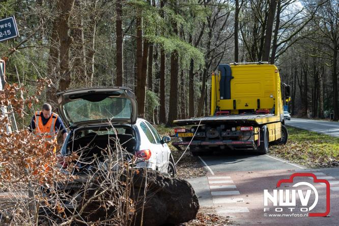 Bestuurder aangehouden na eenzijdig ongeval op Elburgerweg N309 hmp 44.6 Epe. - &copy; NWVFoto.nl