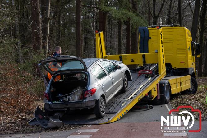 Bestuurder aangehouden na eenzijdig ongeval op Elburgerweg N309 hmp 44.6 Epe. - &copy; NWVFoto.nl