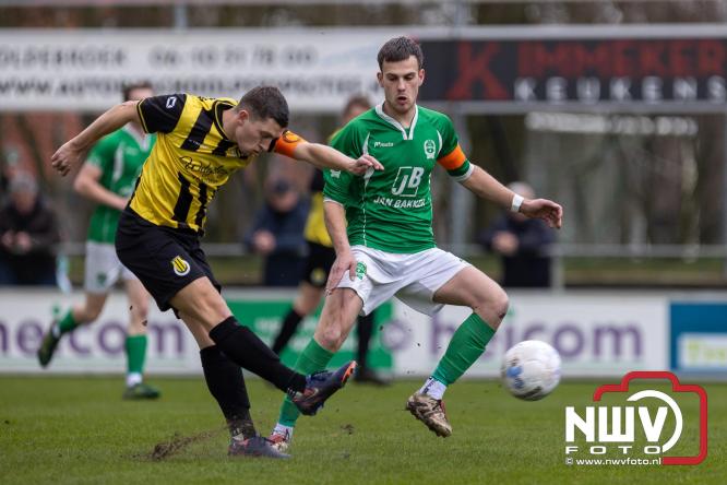 Owios behoud de eerste plaats in de 3 klasse N door de 3-0 overwinning thuis tegen vv Heerde. - &copy; NWVFoto.nl