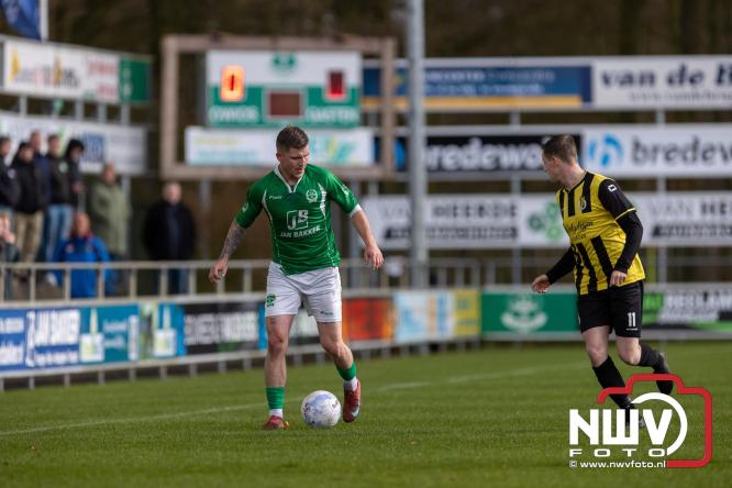Owios behoud de eerste plaats in de 3 klasse N door de 3-0 overwinning thuis tegen vv Heerde. - &copy; NWVFoto.nl