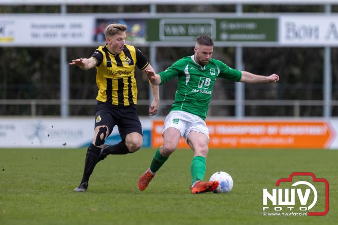 Owios behoud de eerste plaats in de 3 klasse N door de 3-0 overwinning thuis tegen vv Heerde. - &copy; NWVFoto.nl