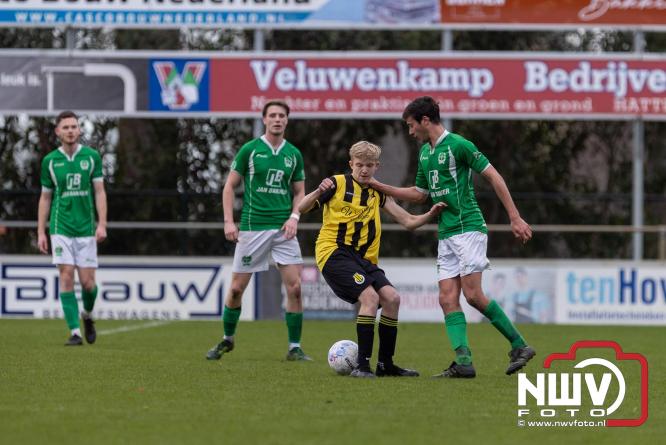 Owios behoud de eerste plaats in de 3 klasse N door de 3-0 overwinning thuis tegen vv Heerde. - &copy; NWVFoto.nl