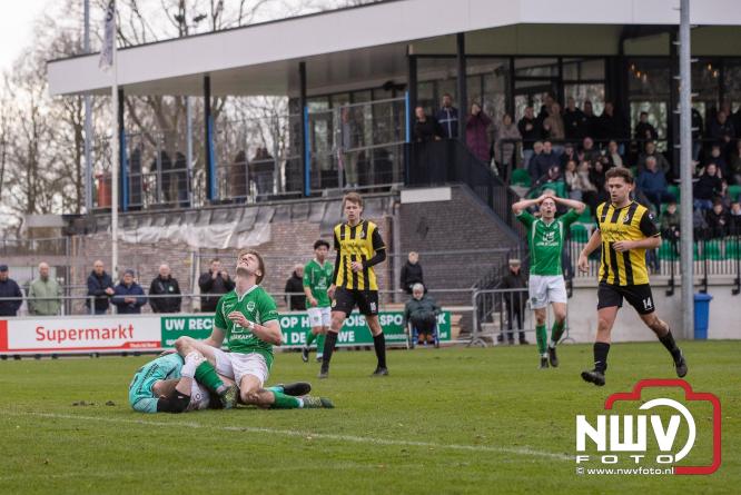 Owios behoud de eerste plaats in de 3 klasse N door de 3-0 overwinning thuis tegen vv Heerde. - &copy; NWVFoto.nl