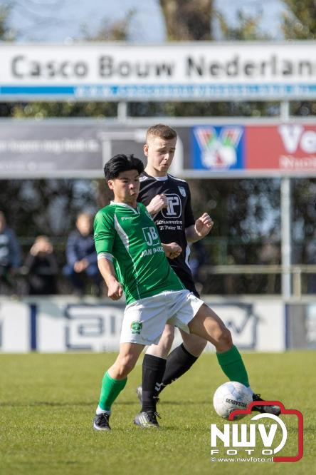 90 minuten strijd, geen beslissing: punten gedeeld in derby Owios - sv ’t Harde. - &copy; NWVFoto.nl