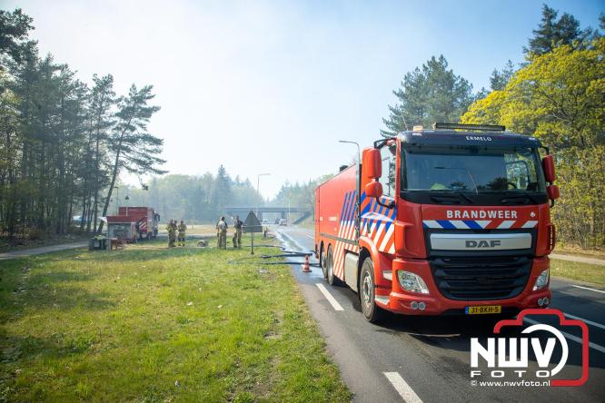 Honderden brandweerlieden bestrijden natuurbrand op de Doornspijkse Heide bij 't Harde. - &copy; NWVFoto.nl