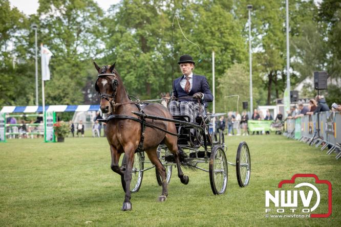 Tuigpaarden stelen de show tijdens sfeervol concours op De Haere in Doornspijk. - &copy; NWVFoto.nl