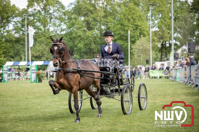 Tuigpaarden stelen de show tijdens sfeervol concours op De Haere in Doornspijk. - &copy; NWVFoto.nl