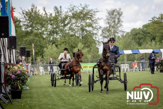 Tuigpaarden stelen de show tijdens sfeervol concours op De Haere in Doornspijk. - &copy; NWVFoto.nl