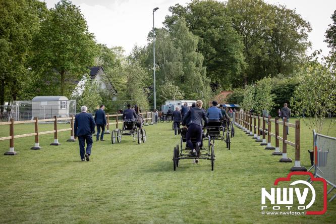 Tuigpaarden stelen de show tijdens sfeervol concours op De Haere in Doornspijk. - &copy; NWVFoto.nl